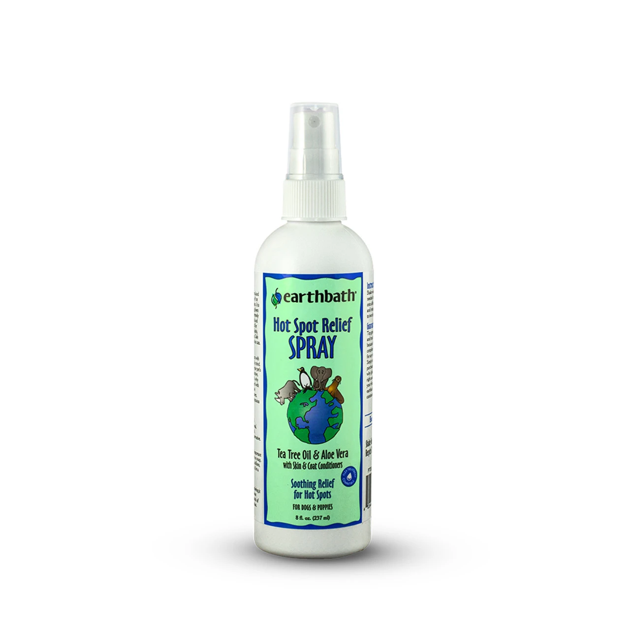 Earthbath® Tea Tree Oil & Aloe Vera Hot Spot Relief Spray Made In USA 8 Oz 1 Earthbath® Tea Tree Oil & Aloe Vera Hot Spot Relief Spray Made In USA 8 Oz