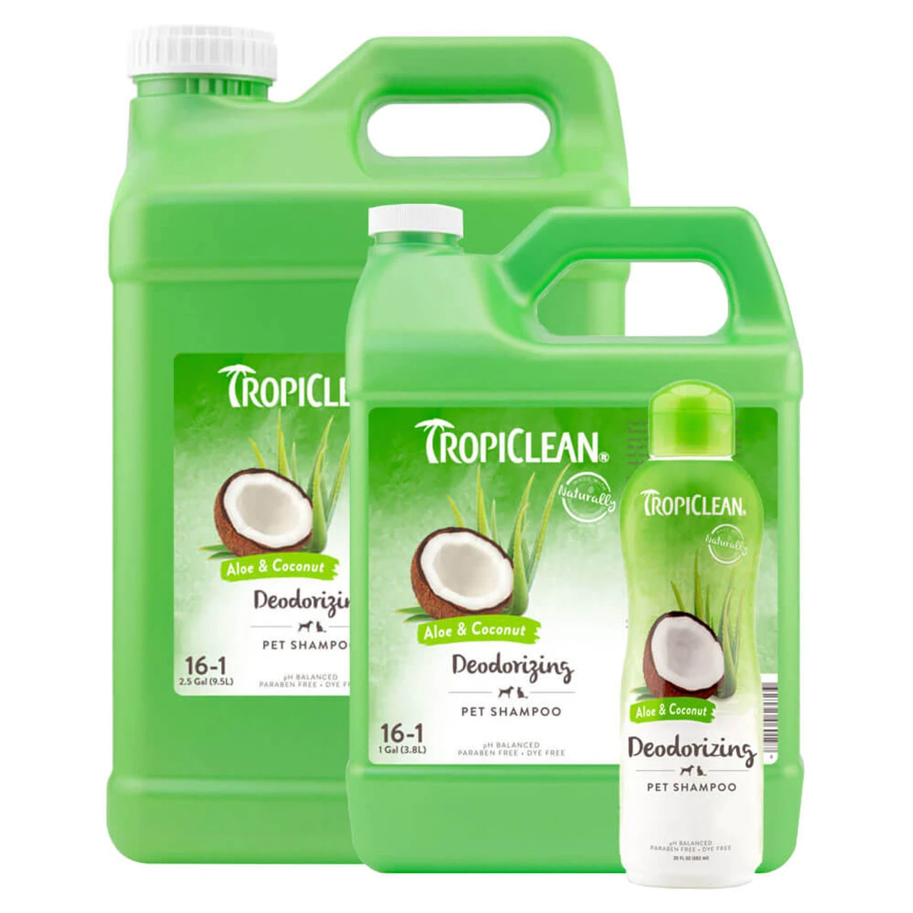 TropiClean Aloe & Coconut Deodorizing Shampoo For Pets 1 TropiClean Aloe & Coconut Deodorizing Shampoo For Pets