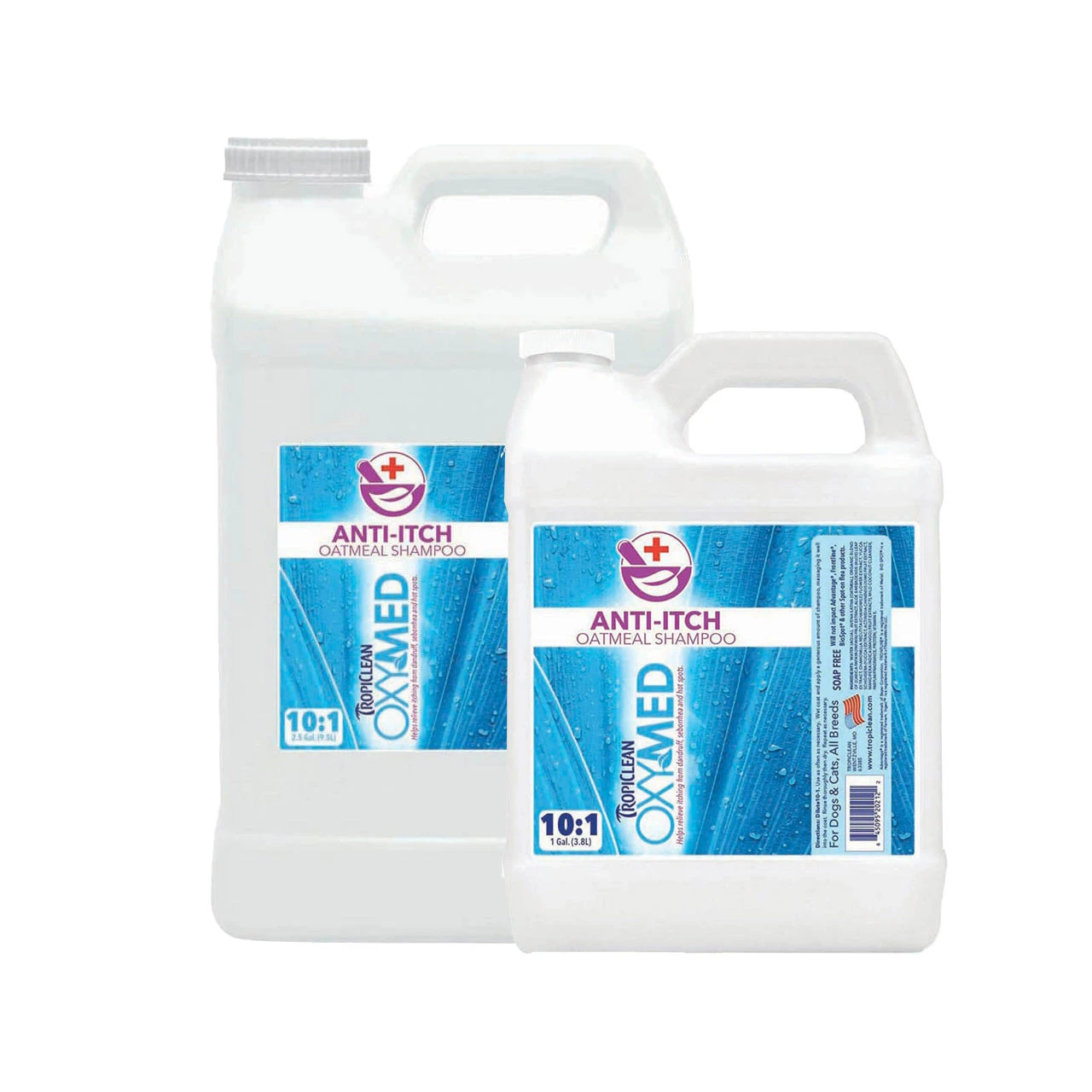 TropiClean Oxy-Med Anti Itch Pet Shampoo 1 TropiClean Oxy-Med Anti Itch Pet Shampoo