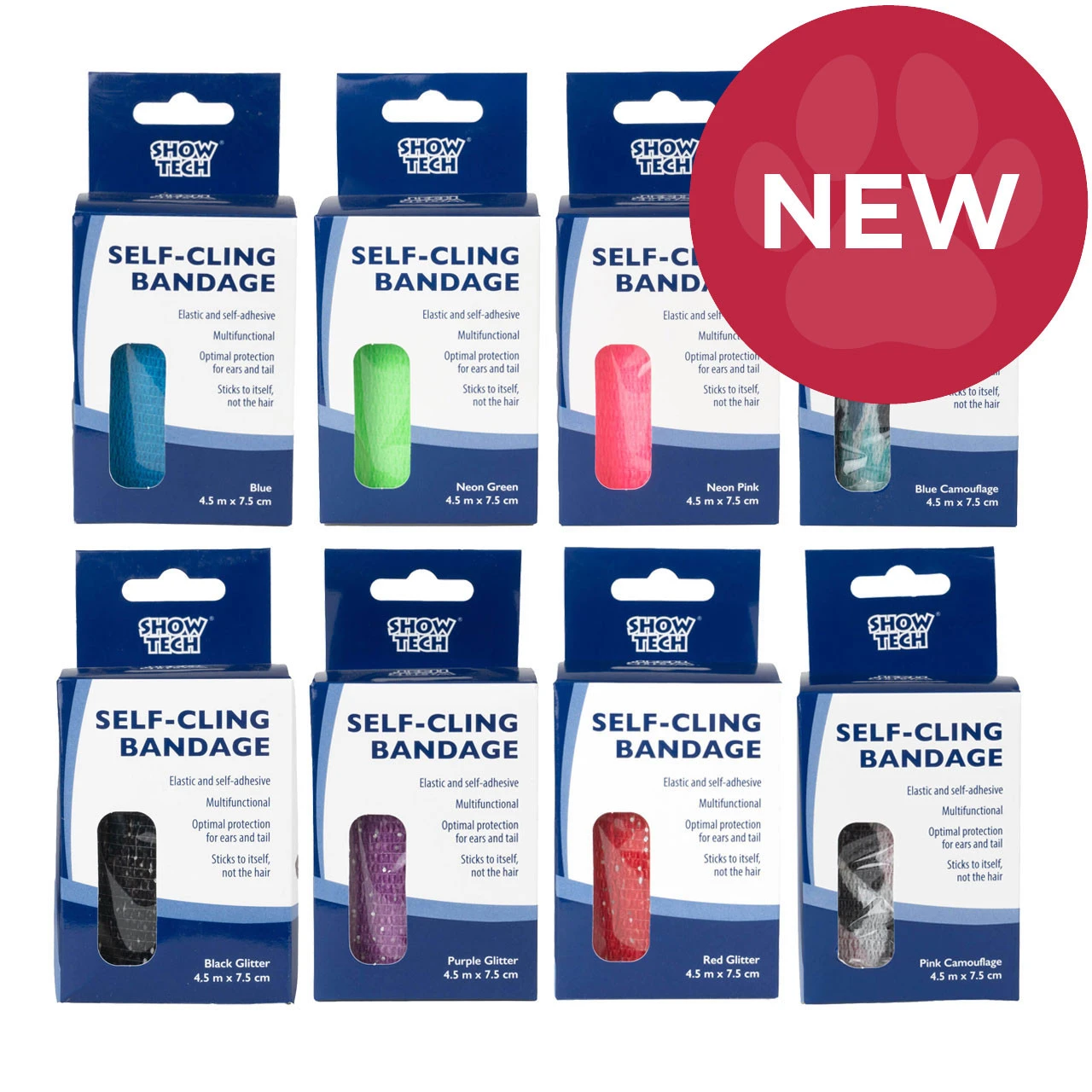 Show Tech Self-Cling Bandages - 15' X 3" 1 Show Tech Self-Cling Bandages - 15' X 3"