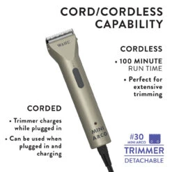 Wahl Mini Arco Corded/Cordless Trimmer 8 Wahl Mini Arco Corded/Cordless Trimmer -Cherrybrook Sales 2024 09 202 corded cordless 92009.1652115056