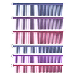 Resco Crystal Colored Anti Static Combination Combs