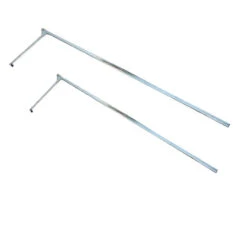 Champagne Fold Back Square Grooming Arms