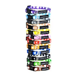 Wagging Tailz TinyTotz Follow On Collars Hearts - 12 Packs