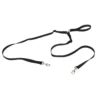 2 Dog Walker Tangle-Free Adjustable Leash - Black