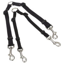 Coastal Pet 2 Dog Adjustable Coupler - Black