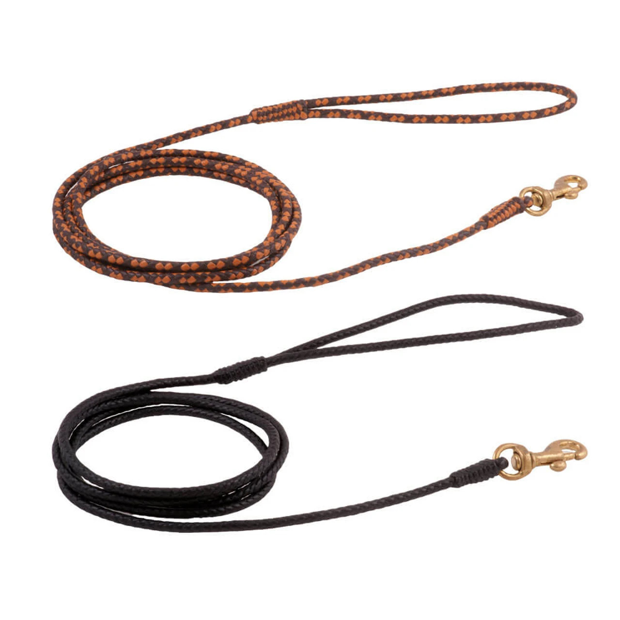 Alvalley Braided Leather Snap Lead 1 Alvalley Braided Leather Snap Lead