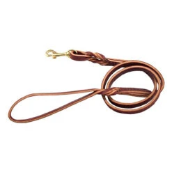 Leather Brothers Braided Leather Twist Leads