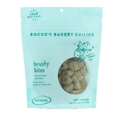 Bocce's Bakery Dailies Brushy Bites Soft And Chewy Dog Treats 6oz