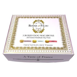 Bonne Et Filou Strawberry, Rose, And Vanilla Dog Macaron Combo Pack - 18 Treats 9 Bonne Et Filou Strawberry, Rose, And Vanilla Dog Macaron Combo Pack - 18 Treats -Cherrybrook Sales 2024 25 BF04 01 2 16256.1694805686