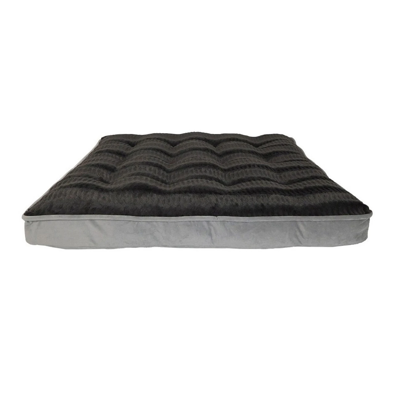 Arlee Bella Orthopedic Mattress Faux Fur Top In Silver 1 Arlee Bella Orthopedic Mattress Faux Fur Top In Silver