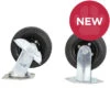 Aeolus 6" Non-Pneumatic Replacement Trolley Wheels - Set Of Four With Hardware