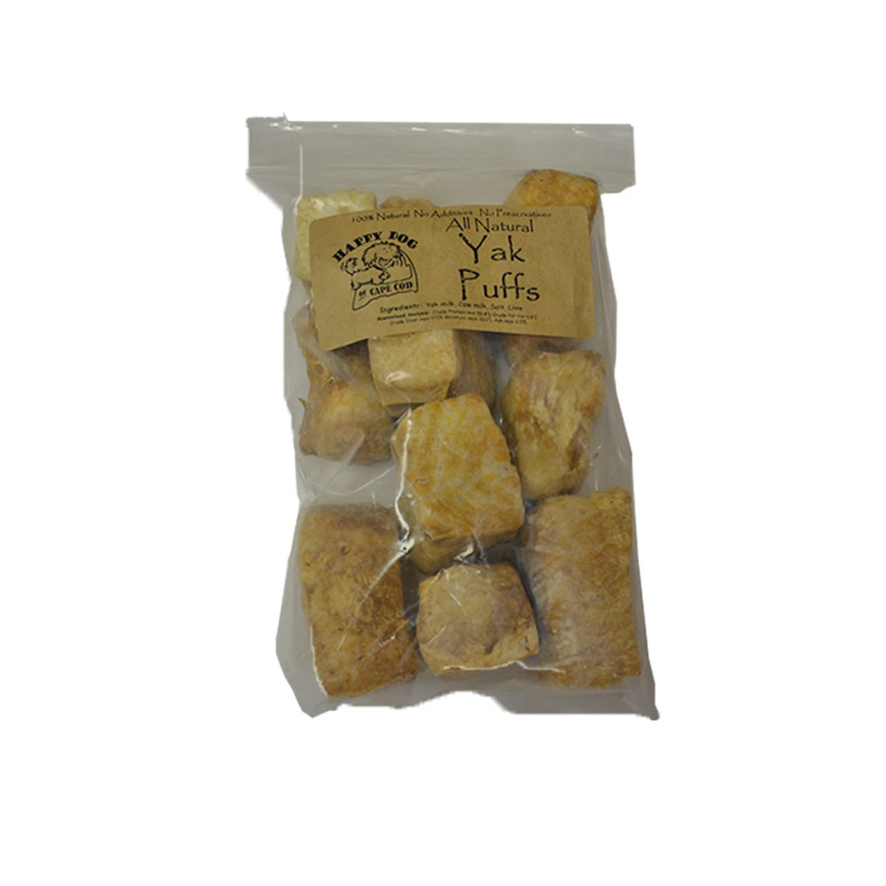 Happy Dog Of Cape Cod All Natural Yak Puffs 1 Happy Dog Of Cape Cod All Natural Yak Puffs