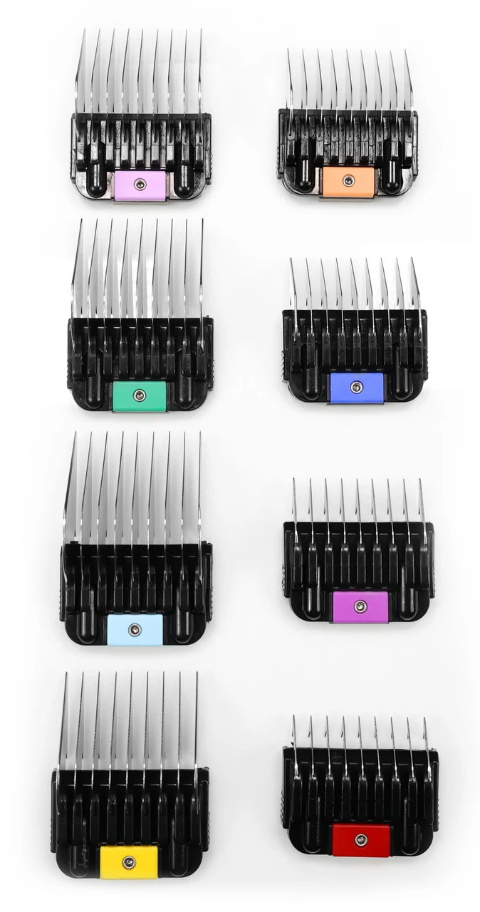 Joyzze A-Series 8 Piece Metal Comb Set - Standard 1 Joyzze A-Series 8 Piece Metal Comb Set - Standard