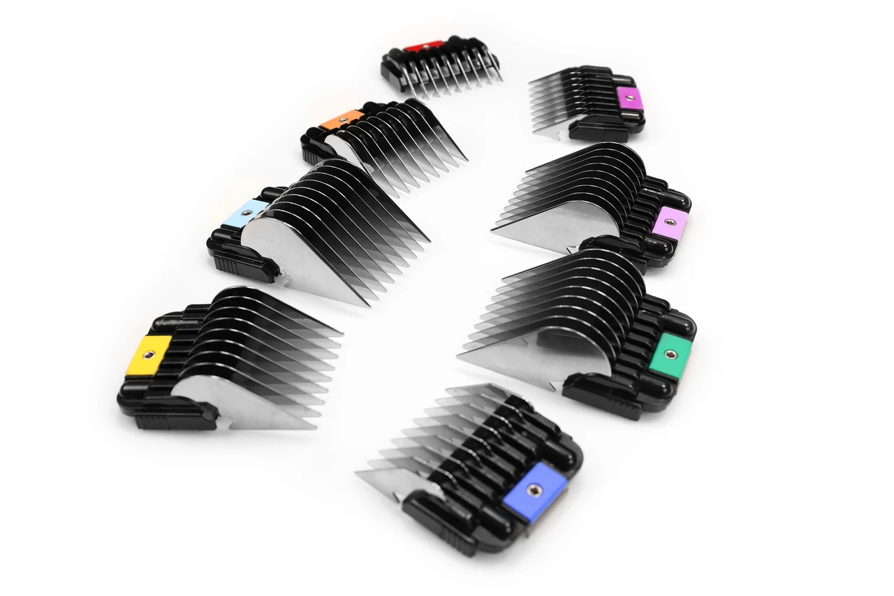 Joyzze A-Series 8 Piece Metal Comb Set - Standard 2 Joyzze A-Series 8 Piece Metal Comb Set - Standard - Image 2