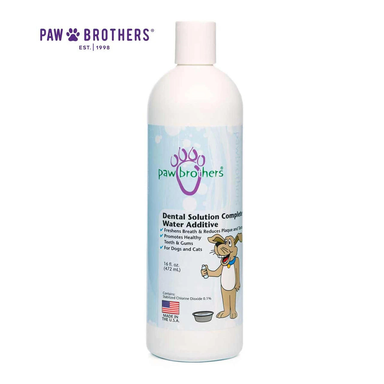 Paw Brothers Dental Solution Complete Water Additive - 16oz 1 Paw Brothers Dental Solution Complete Water Additive - 16oz